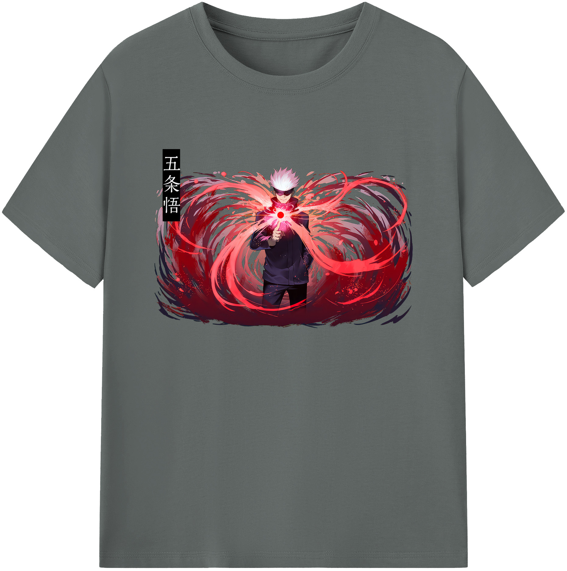 （画像用） 呪術廻戦 Jujutsu Kaisen 綿100％ メンズ半袖Tシャツ｜肌触りやわらか＆通気性